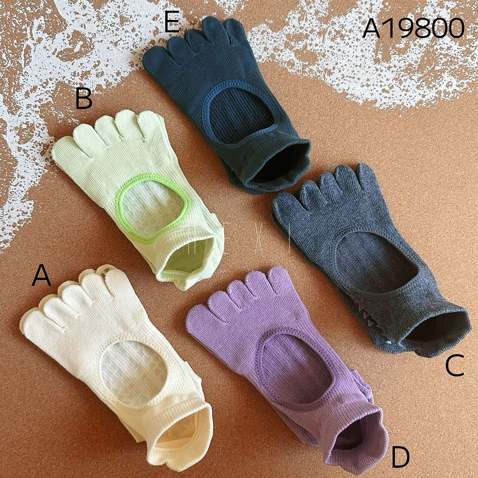 サムネイル： バレエ風・ショート丈５本指ソックスA19800-A