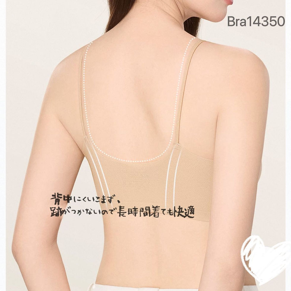 サムネイル： シームレスタンクトップブラ Bra14350-B