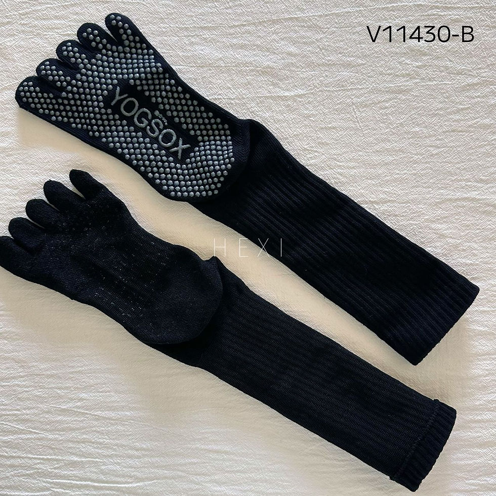 サムネイル： 五本指滑り止めロングソックス 24cmV11430-B