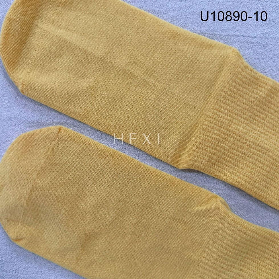 サムネイル： ピラティス・ヨガ用 ミドル丈 滑り止めソックスU10890-10