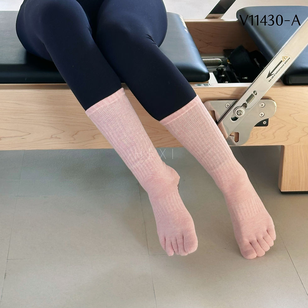 サムネイル： 滑り止め付き カーフ丈V11430-A