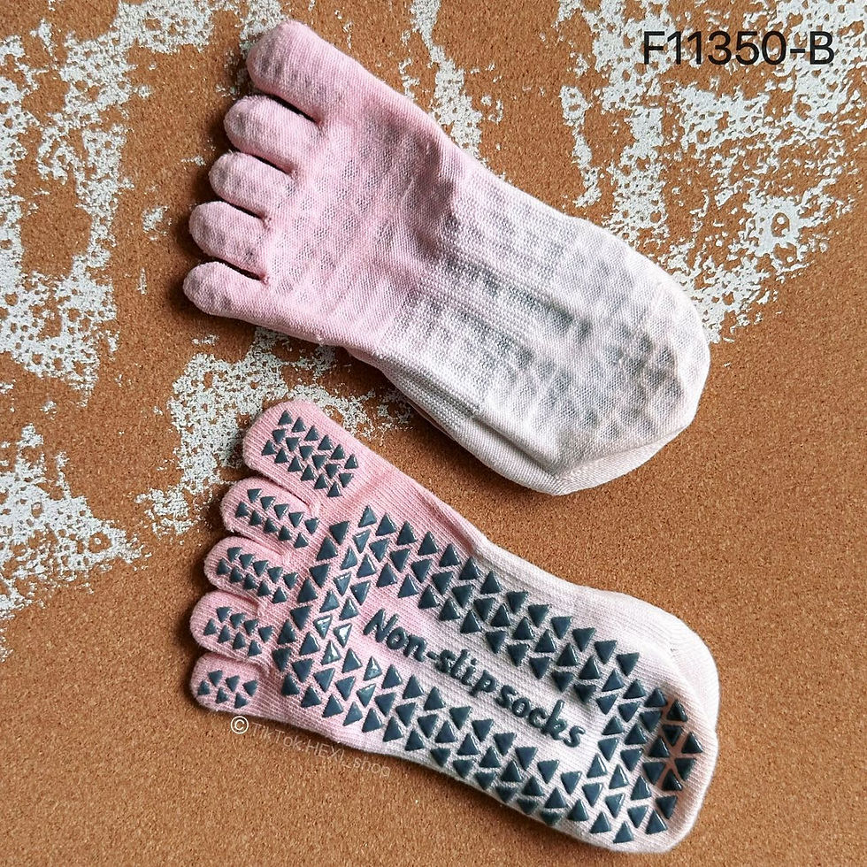 サムネイル： バレエ風・ショート丈５本指ソックス F11350-B