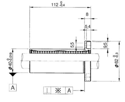 Thumbnail: LMF25L-UU: FLANGED TYPE LINEAR BUSHING