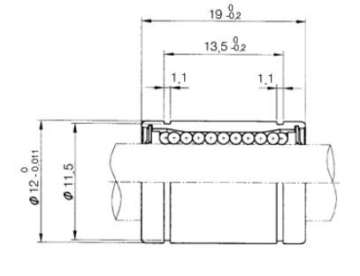 Thumbnail: LM6 - ASIAN STANDARD LINEAR BUSHING (SAMICK)