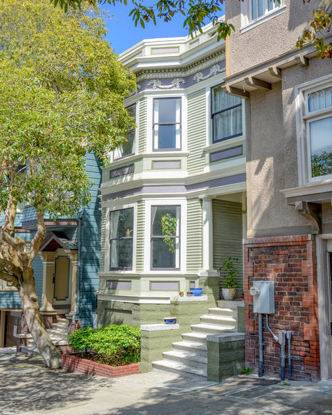 UCSF Residential Exterior Design San Francisco Bay Area Color Consultation