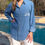Thumbnail: Monogrammed Denim button down
