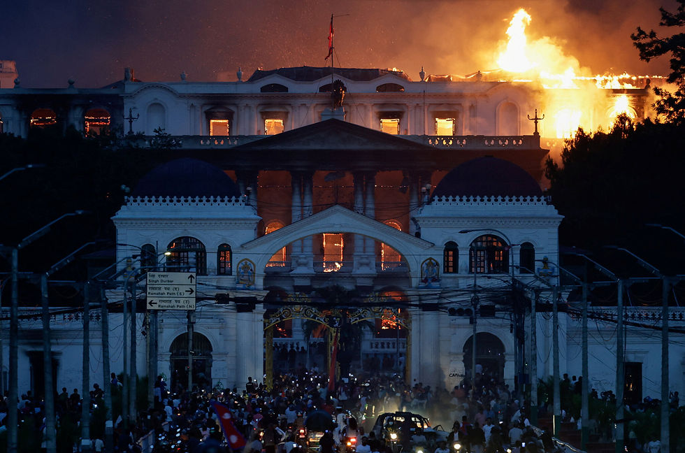 Protestors Set Nepal Parliament on Fire