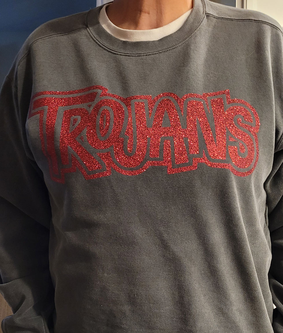 Thumbnail: TROJANS SPARKLE  crewneck/  Logo #7
