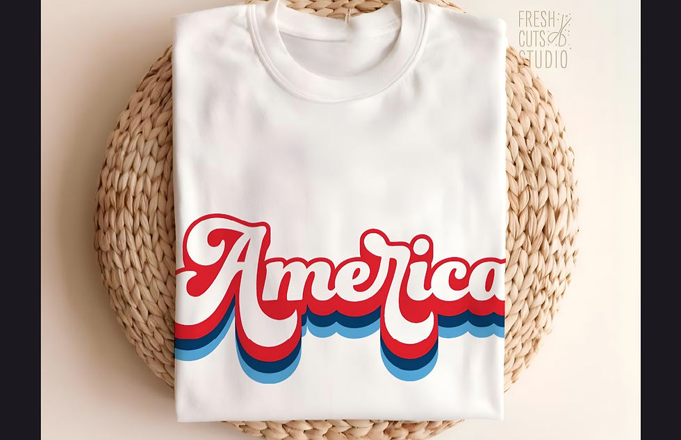 Thumbnail: Fourth of July "America" t-shirt USA