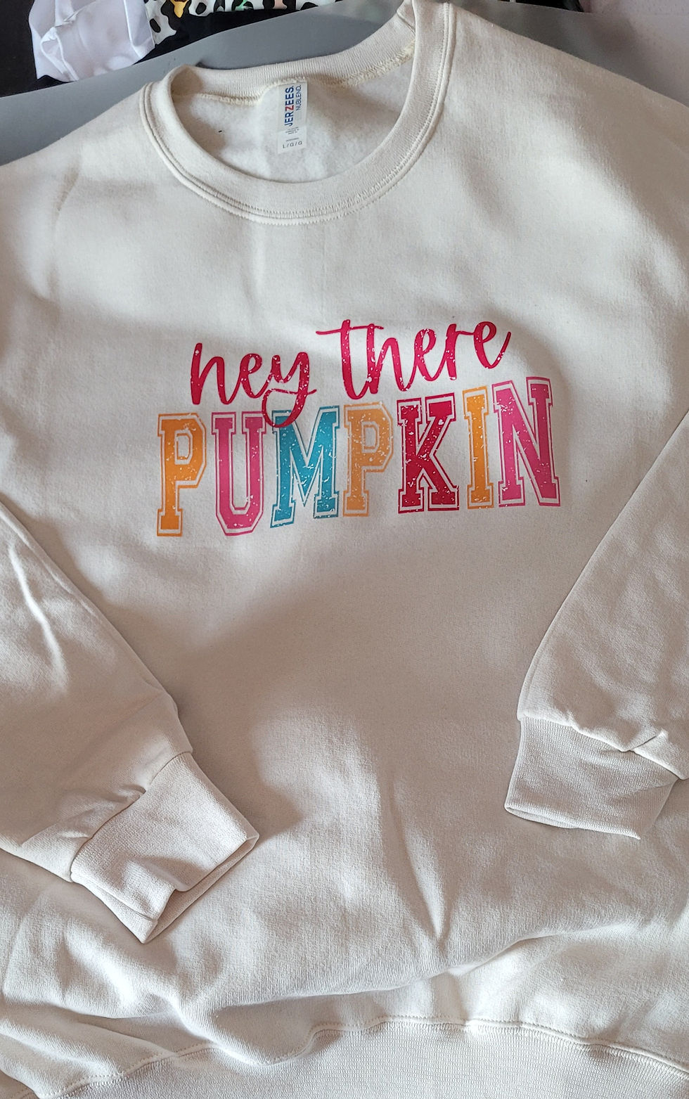Thumbnail: Hey There Pumpkin Halloween Crewneck Sweatshirt