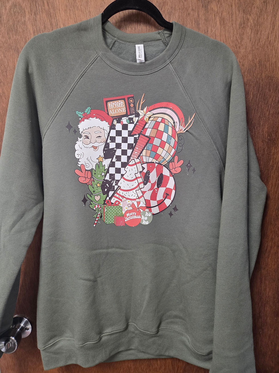 Thumbnail: Merry Christmas Home Alone collage crewneck sweatshirt