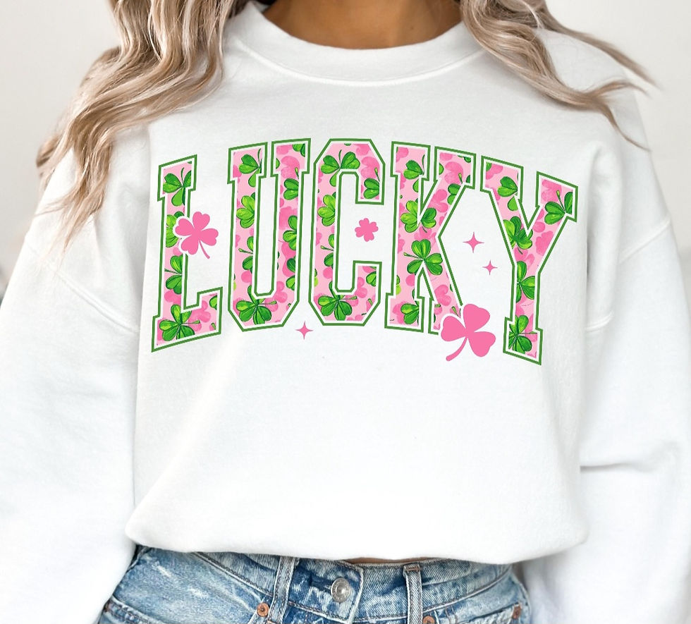 Thumbnail: ST PATRICKS DAY  Lucky  crewneck sweatshirt
