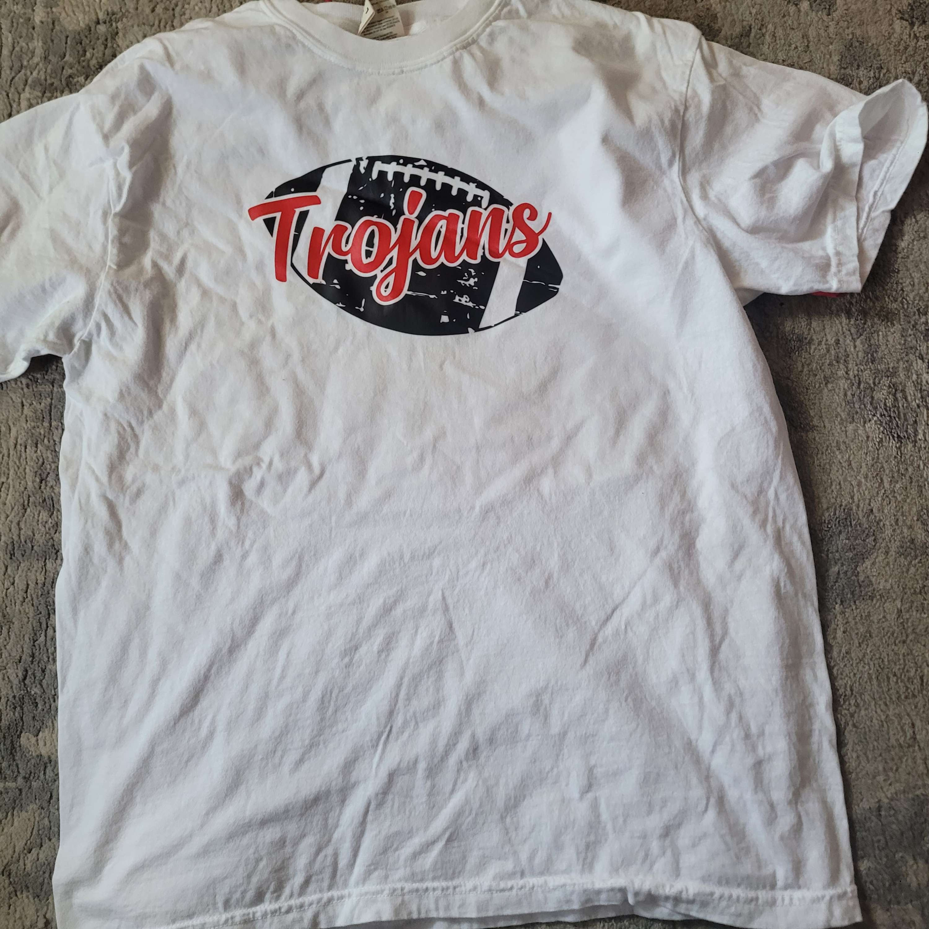 Trojans Football Shirt/ center grove