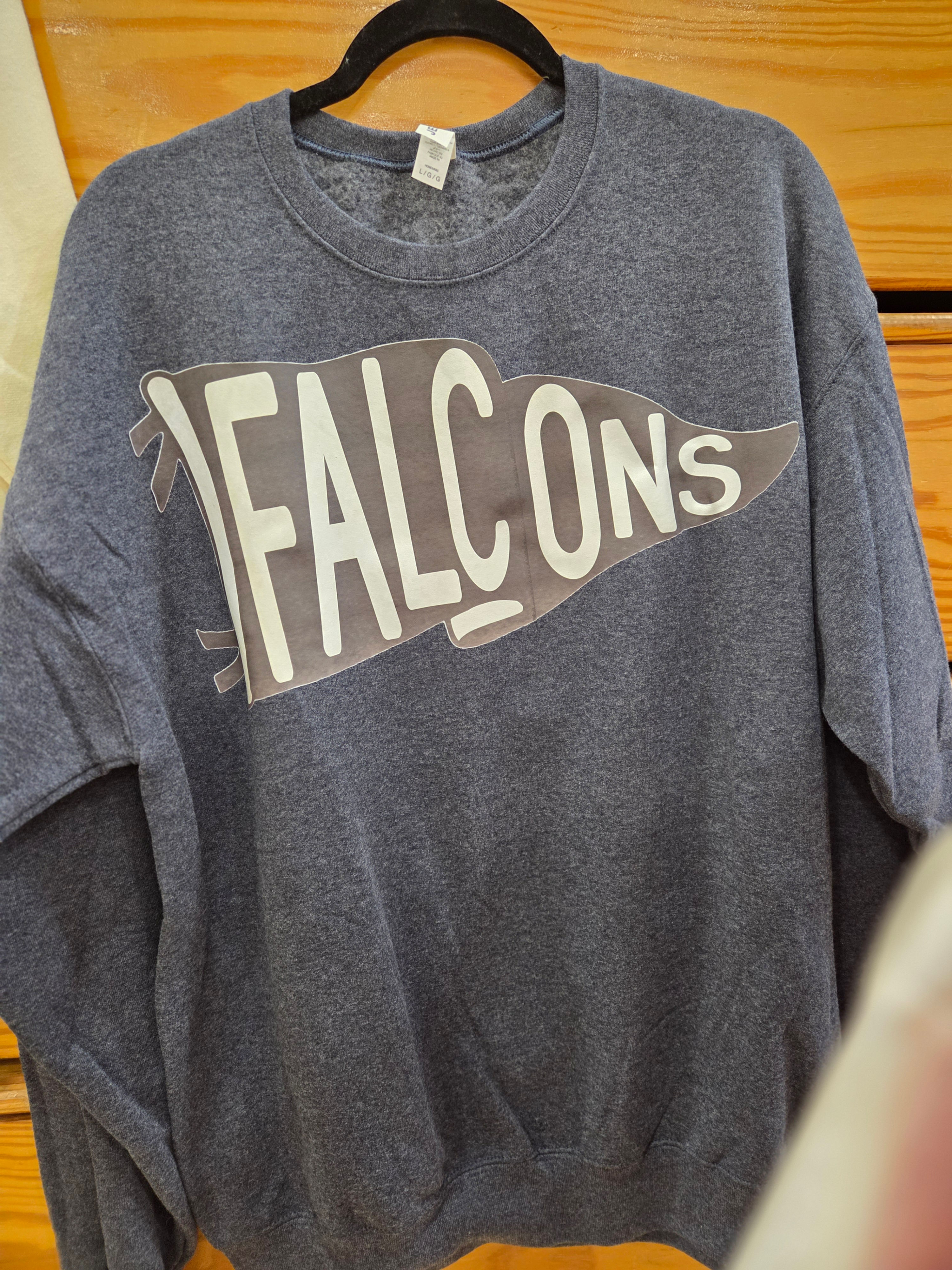 PMHS Falcons pendant  crewneck sweatshirt 
