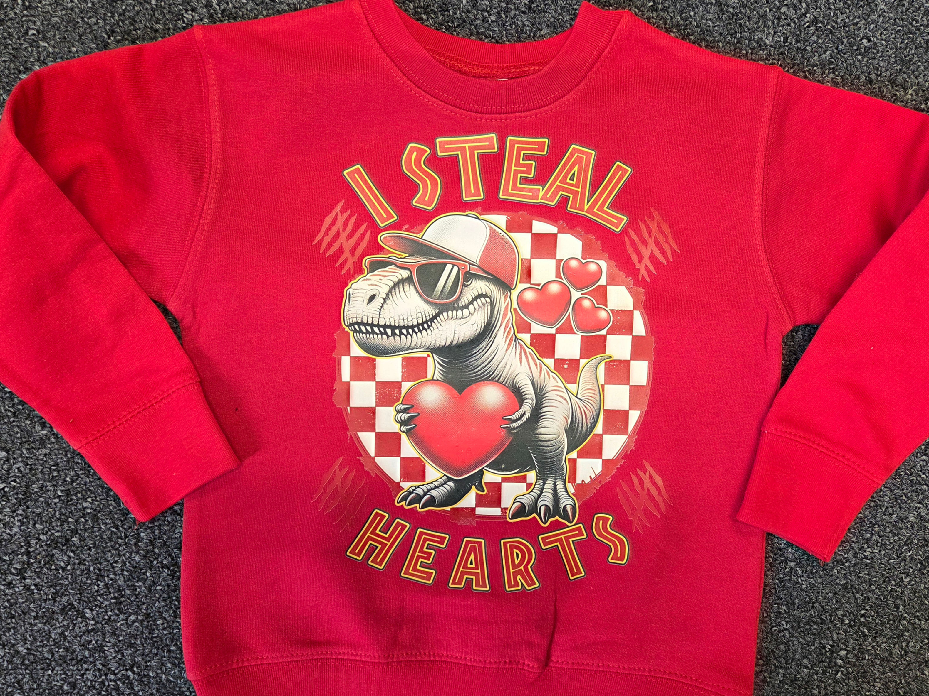 I steal hearts Valentines Day Valentine crewneck 