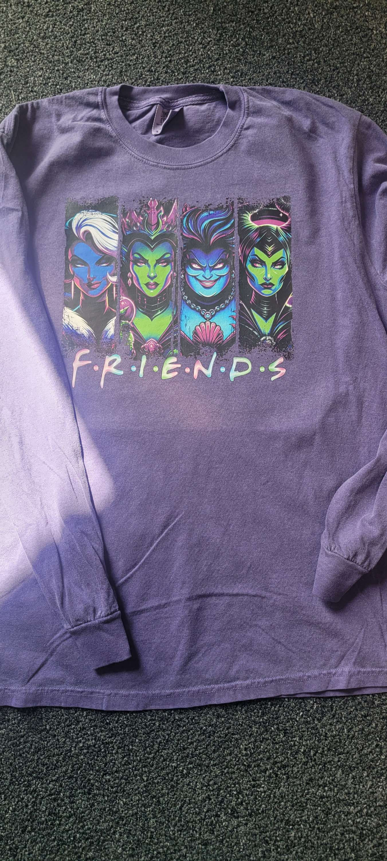 Friends villians long sleeve tshirt 