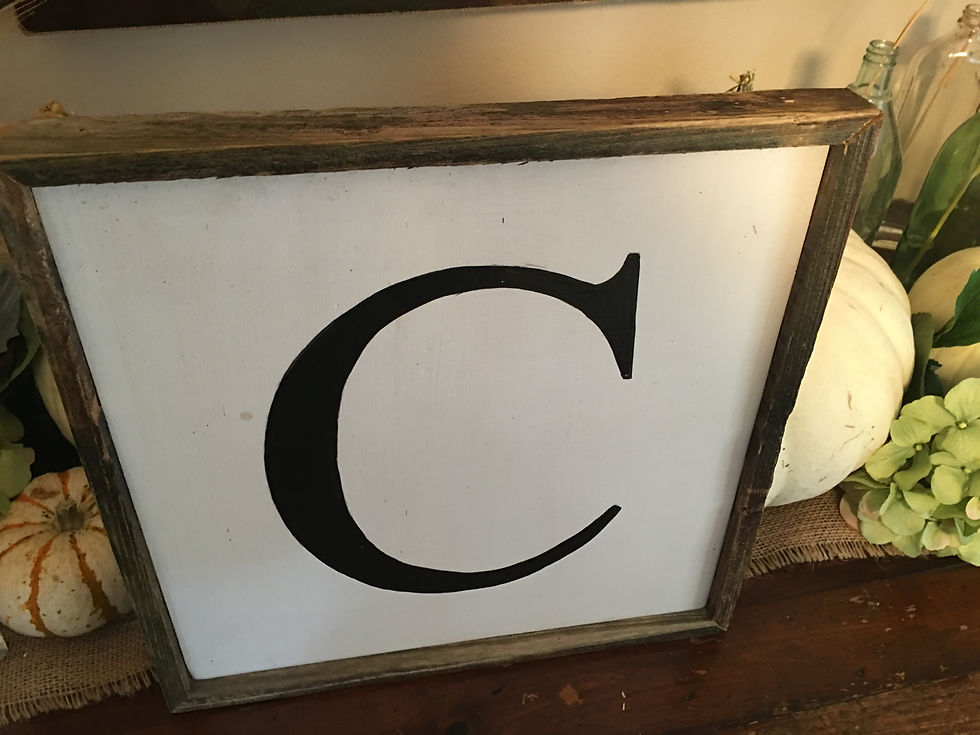 Thumbnail: Monogram / Initial Wood Wall Decor