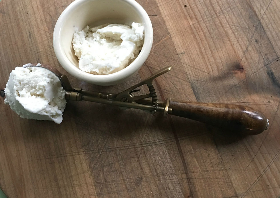 Thumbnail: Vintage Style Ice Cream Scoop - Wooden Handle