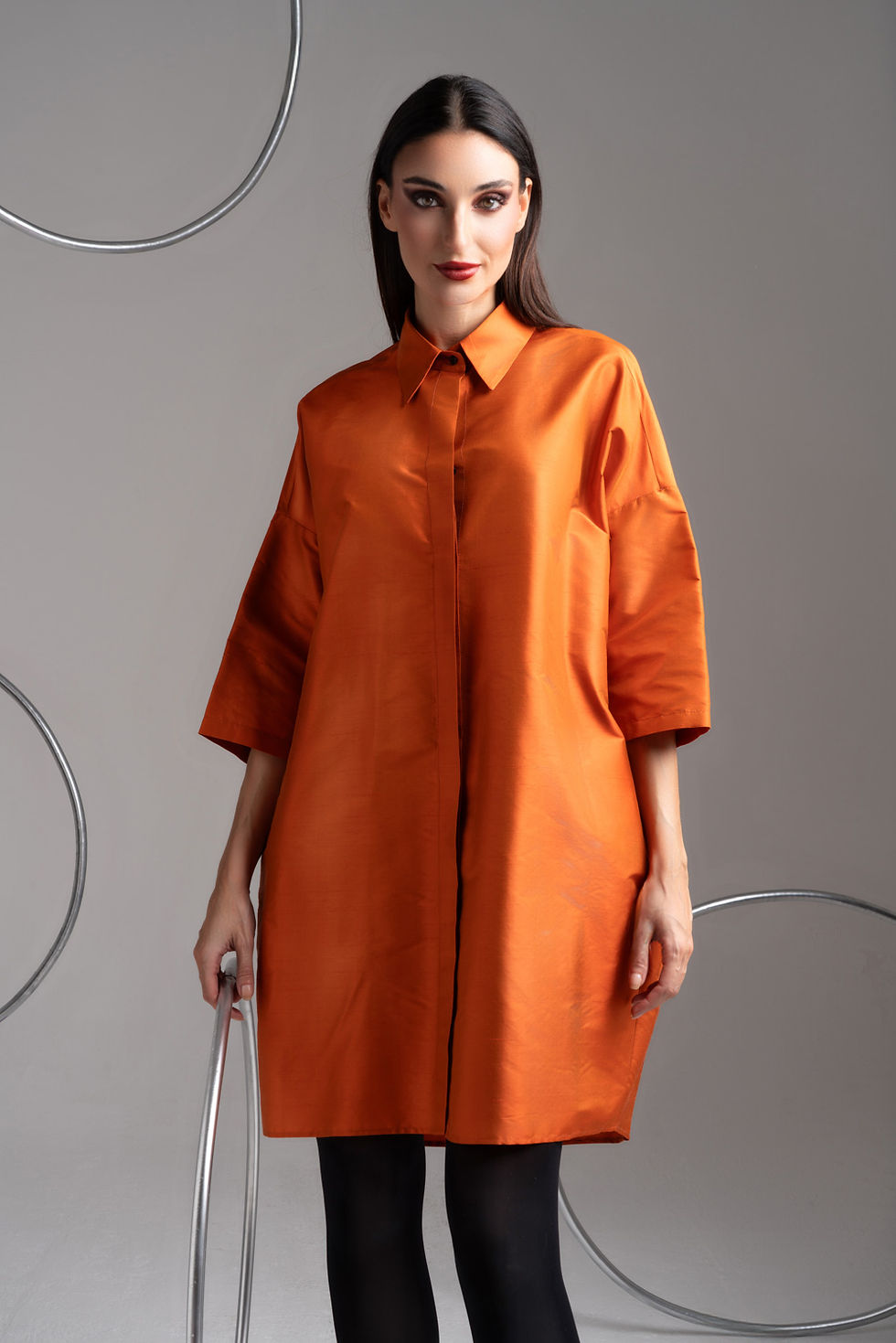 Miniatura: Abito modello Chemisier