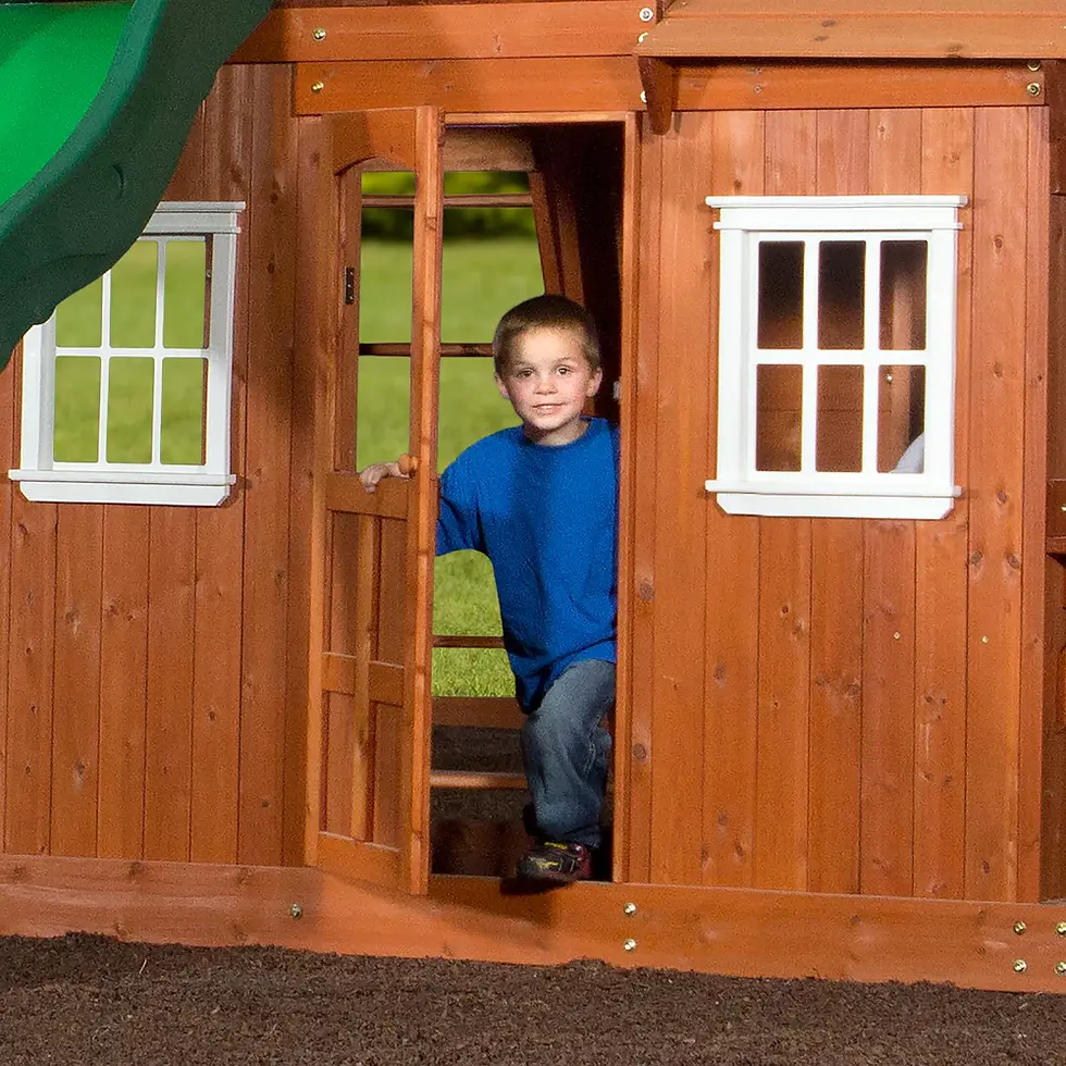 Thumbnail: Cabin Swing Set