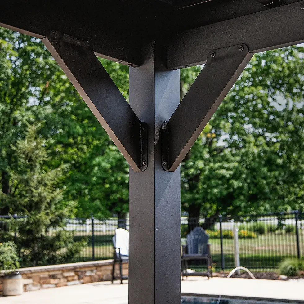 Thumbnail: 12x9.5 Galvanized Steel Gazebo