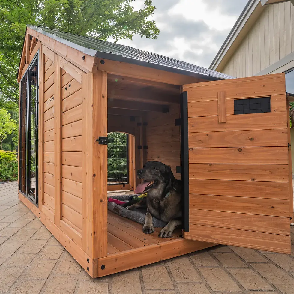 Thumbnail: Waggin' Retreat Dog Kennel