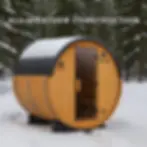 Thumbnail: Outdoor Barrel Sauna – 2-4 Perso