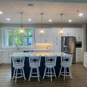 Timeless Kitchen With Pop of Color