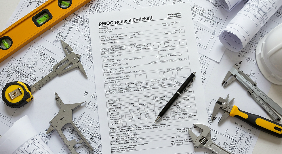 Checklist de PMOC e laudo técnico com emissão de ART pela VSM Engenharia