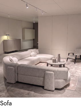 Shop designer sofas including sectional, modular, L-shaped, and contemporary Italian sofa collections for refined interiors.