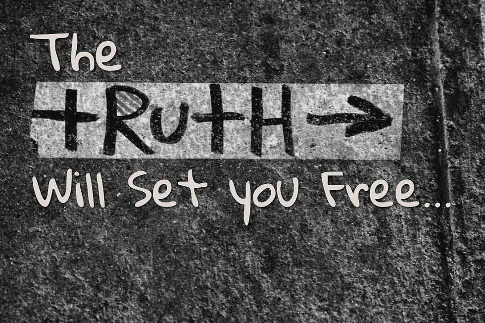 The truth will set you free