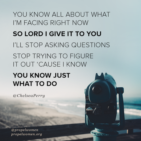 Lord, you know what I'm facing