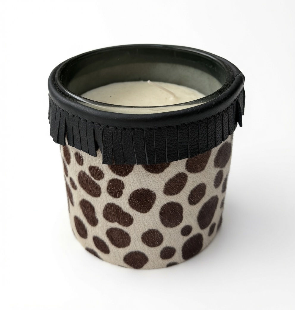 Safari Fringe Candle