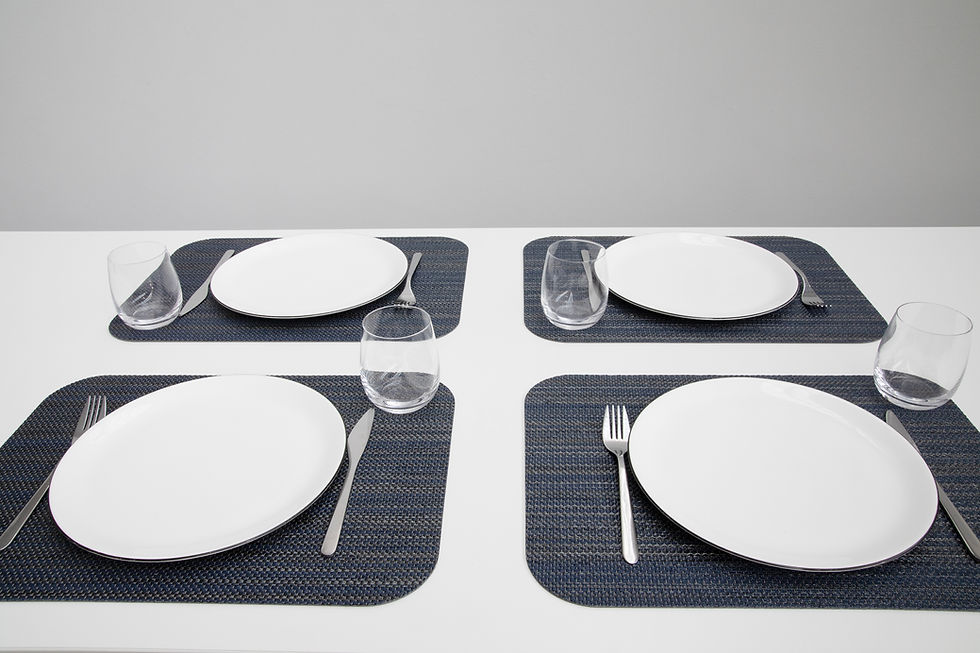 Thumbnail: Horizon Woven Vinyl - 6 Placemats