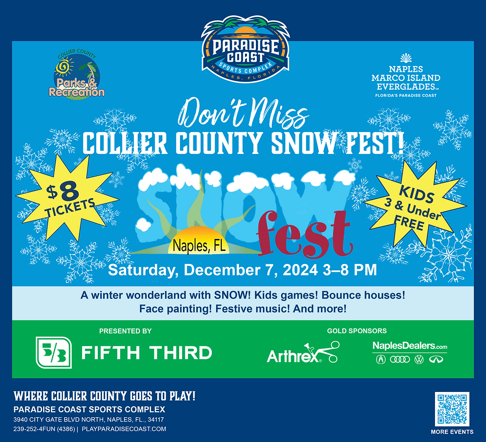 Collier County SnowFest 2024 | Naples 2Night Digital Magazine