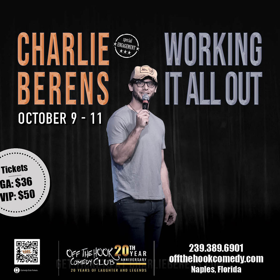Comedian Charlie Berens Live in Naples, Florida!