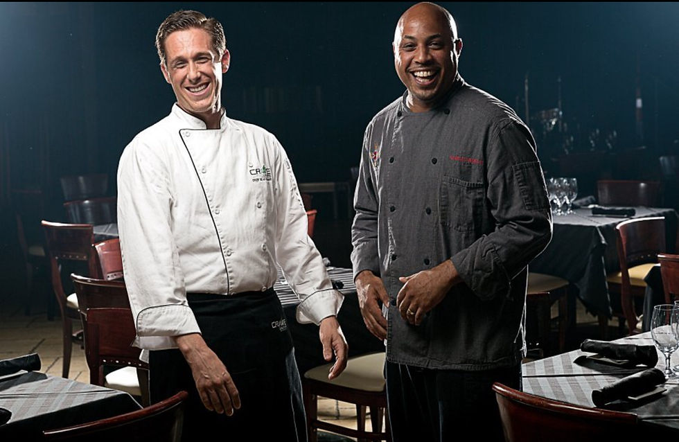 Celebrated Chefs Roland and Mereday Reunite