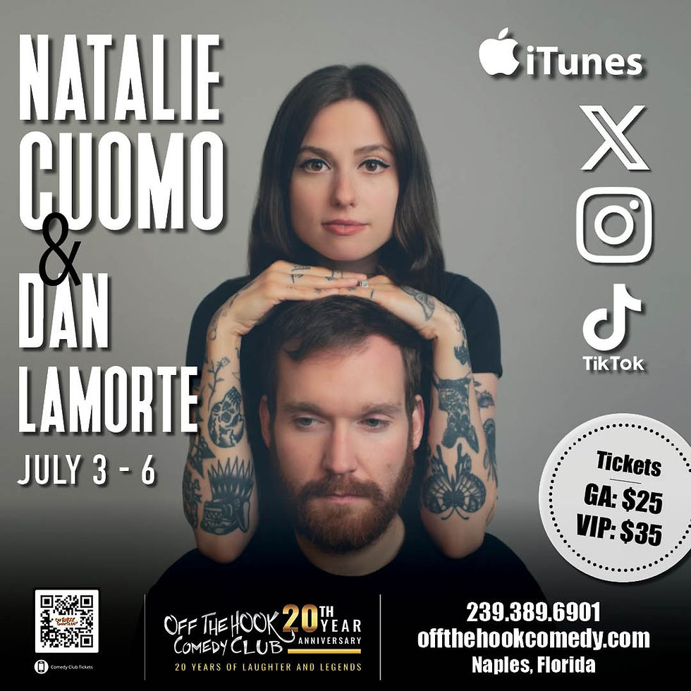 Comedians Natalie Cuomo & Dan LaMorte Live In Naples, Florida!