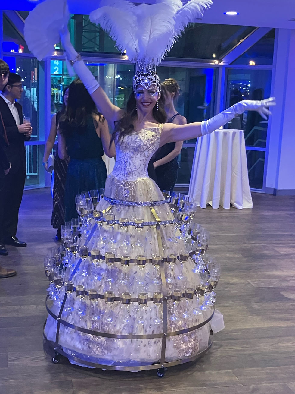 38 - champagne skirt