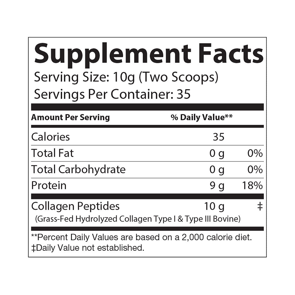 Thumbnail: Collagen Peptides Type I & III Supplement (350g, 12.3oz)