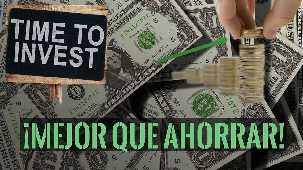 ¿Es ÚTIL AHORRAR para "el DÍA de MAÑANA"?