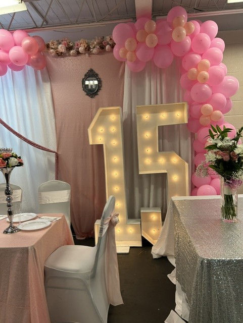 Thumbnail: Custom Number & Balloon Backdrop