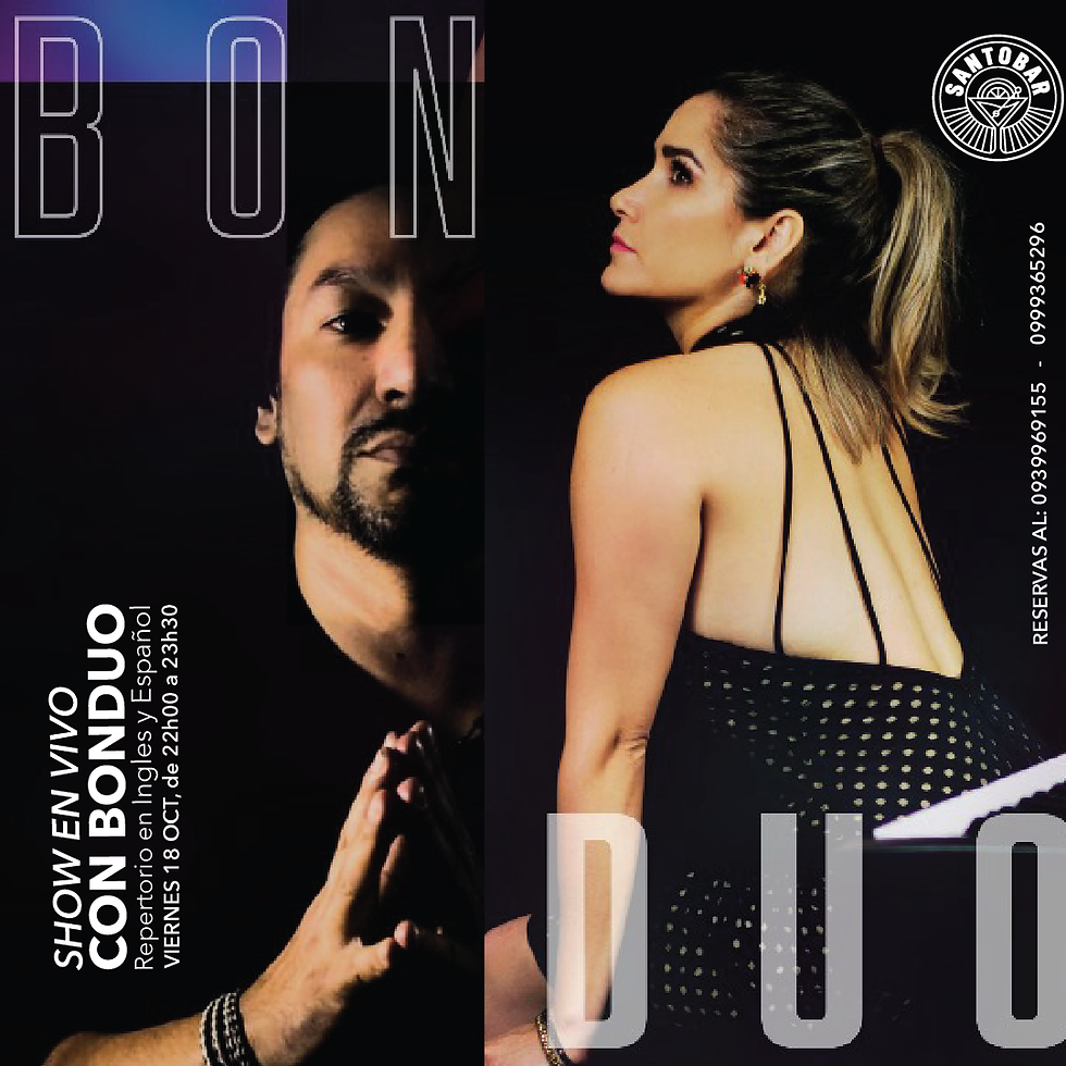 Show en Vivo con Bonduo Band - Viernes 18 de Oct / 22h00 a 23h30