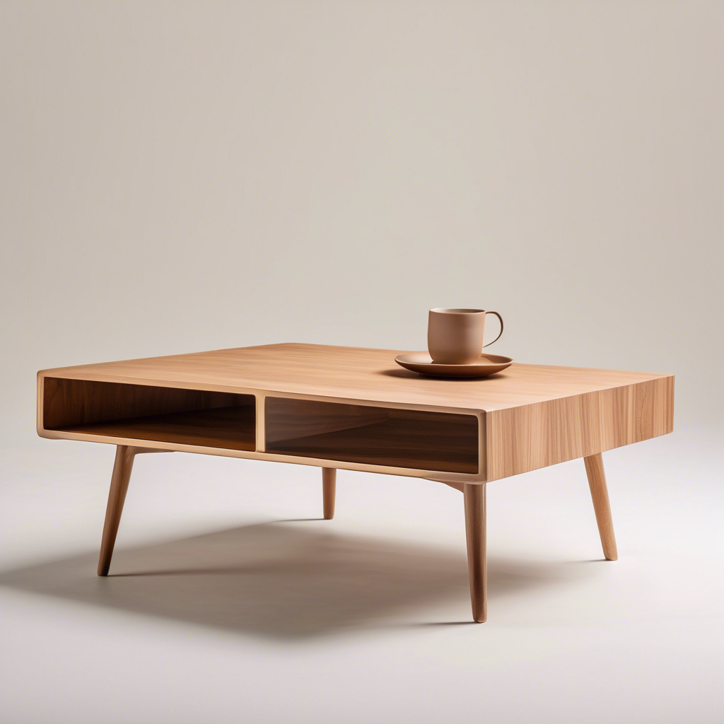 Elegant Wood Coffee Table