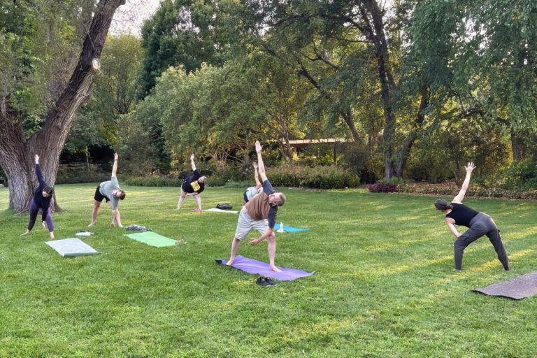 Yoga in the Gardens June 13, 20 & 27  at  Wichita's Botanica