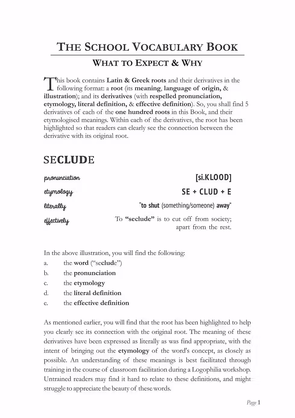 Thumbnail: School Vocabulary Book