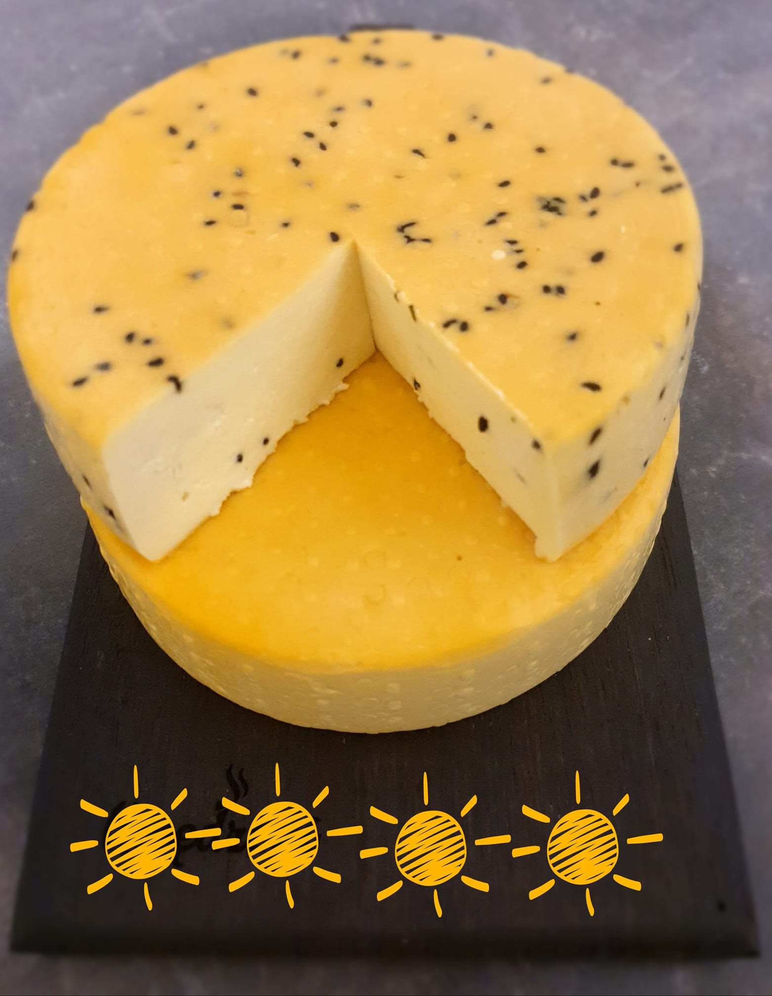 ser dojrzewający podwędzany z czarnuszką