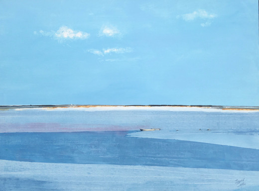 Calm - acrylic - 102 x 76 - Sold