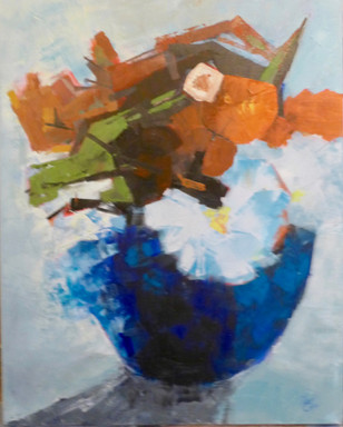 Blue Vase - oil - 60 x 76 - £245