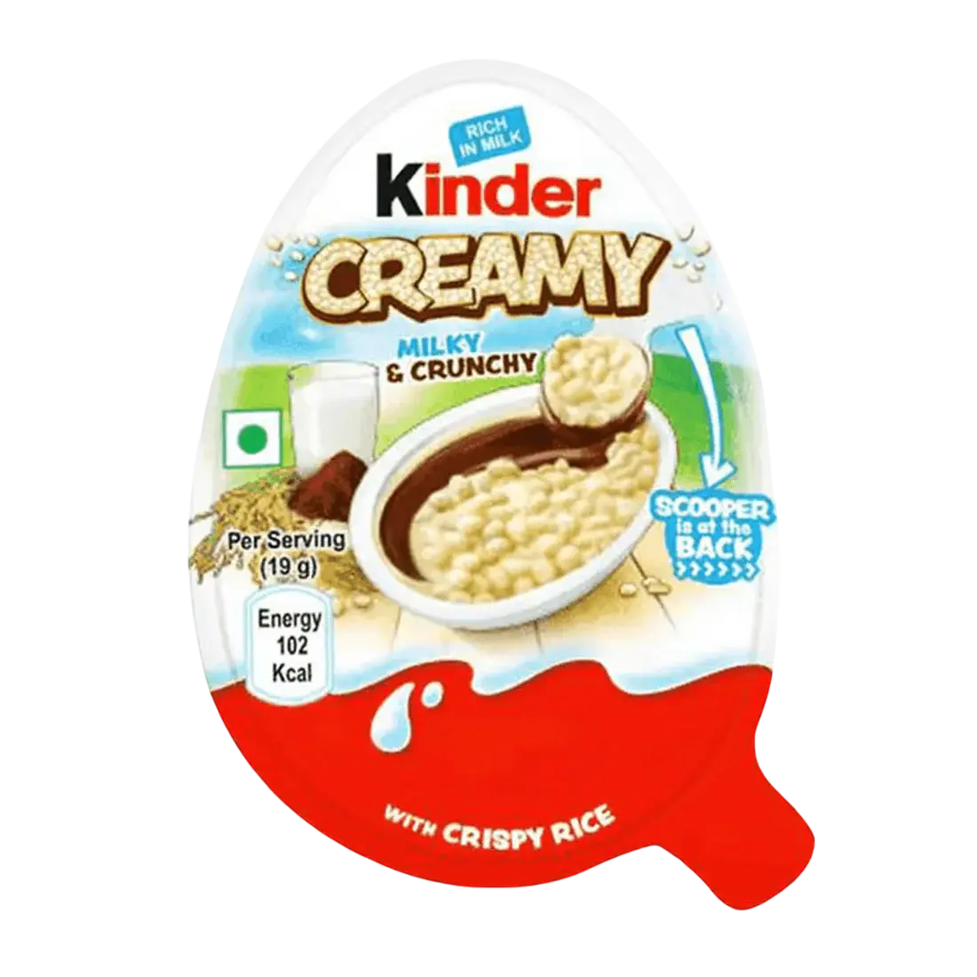 Kinder Creamy Milky & Crunchy 19g